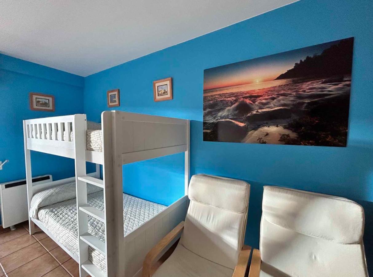 Apartamento Portosin Con Piscina Al Lado De La Playa Linteiros Ngoại thất bức ảnh